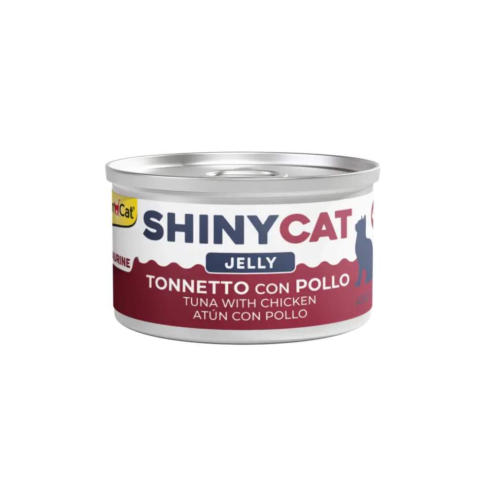 GimCat Shinycat Jöle İçinde Ton Balıklı ve Tavuklu Kedi Konservesi 70gr