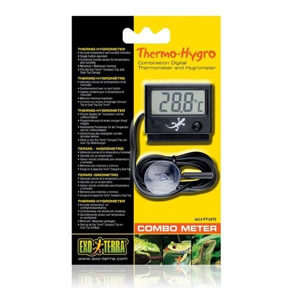 Exo Terra Thermo-Hygro Combometer