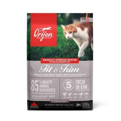 Orijen Fit & Trim Kilo Problemi İçin Tahılsız Kedi Maması 5,4 kg