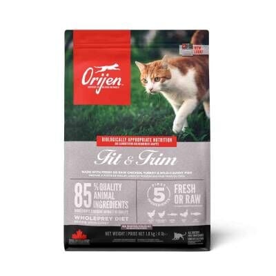 Orijen Fit & Trim Kilo Problemi İçin Tahılsız Kedi Maması 1,8 kg