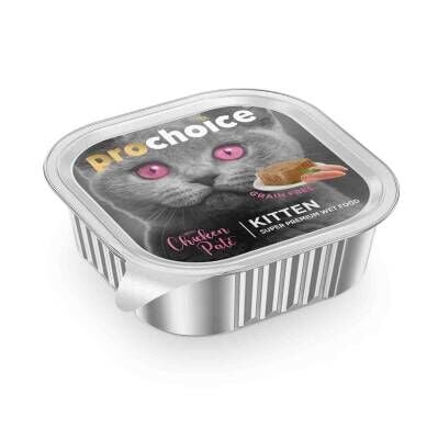 ProChoice Tavuklu Pate Ezme Yavru Kedi Konserve Maması 100 gr